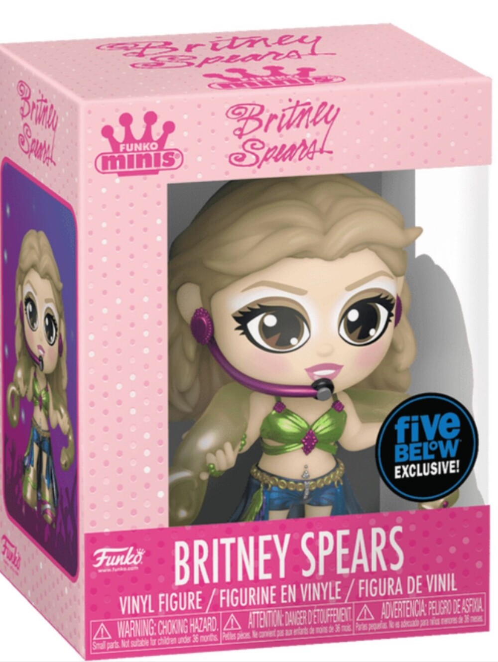 Funko Minis Britney Spears Vinyl Figure - Pink Box "I'm a Slave 4 U"